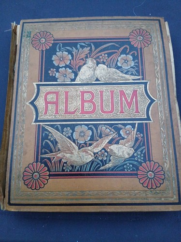 Antique crap album scrap - crap, book
