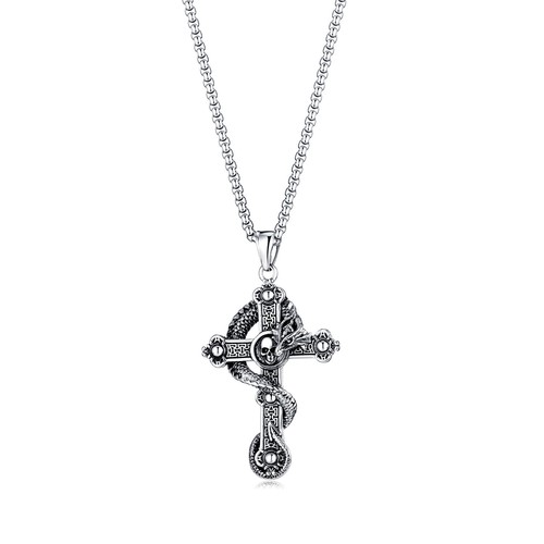 Collana hip hop panlong - collana, drago