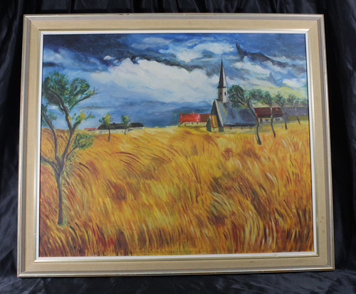 Dipinto olio tela - ad,
