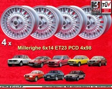 4 Cerchi Alfa Romeo Millerighe