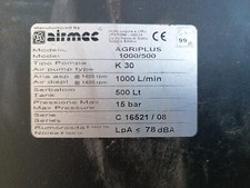 Compressore per trattore Airmec, modello Agriplus 1000/500