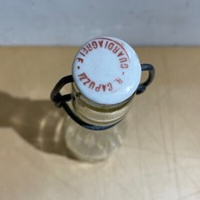 VETRI DA COLLEZIONE-ABRUZZO-GUARDIAGRELE-BOTTIGLIA PER GASSOSA-CAPUZZI-D'EPOCA