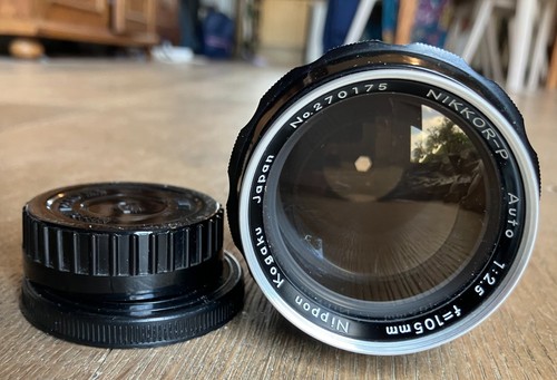 Nikon nikkor 105mm 2 5 - nikon, nikkor-p