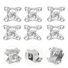 Set 10 Tutore Angolare Angolo Retto Bracci Angolari a Forma di Farfalla Giunti per Mobili