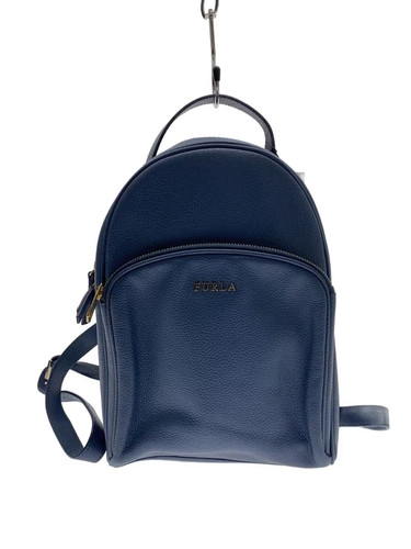 Zaino furla pelle blu - pelle,