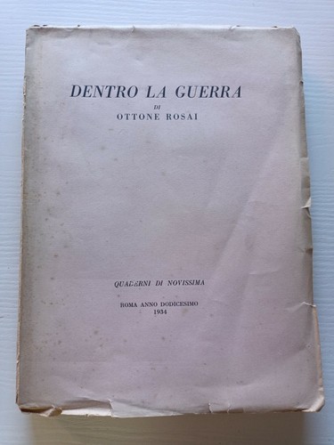 Ottone rosai dentro guerra - rosai,
