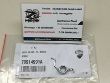 79914991A Ducati molla pedana grigia richiamo poggiapiedie monster 900 1200