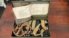 Wireless Set NO.19 Mk III Accessories Box WW2 (military surplus + Morse Key) 