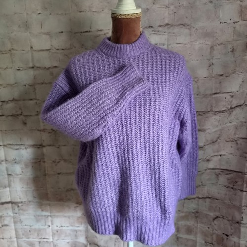 Maglione zara lilac oversize - maglione, a