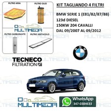 TAGLIANDO 4 FILTRI TECNECO BMW