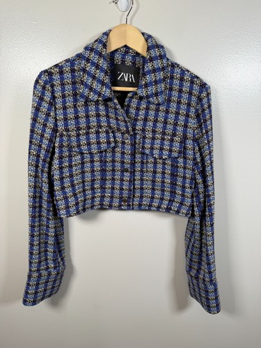 Giacca zara cropped tweed - giacca,