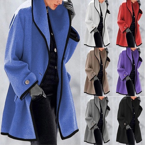 Cappotto donna lana trence
