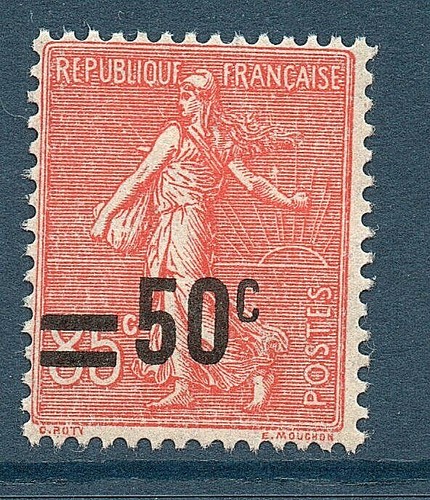 Timbre 221 neuf - n°, gomme