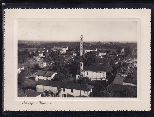 Cartolina carnago panorama - carnago,