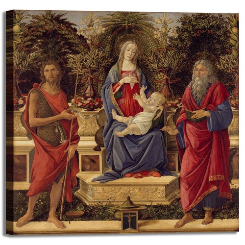 Botticelli madonna santi - botticelli,