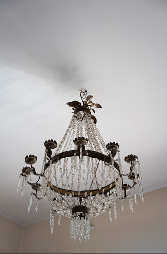 Antico lampadario ninfa in - ,