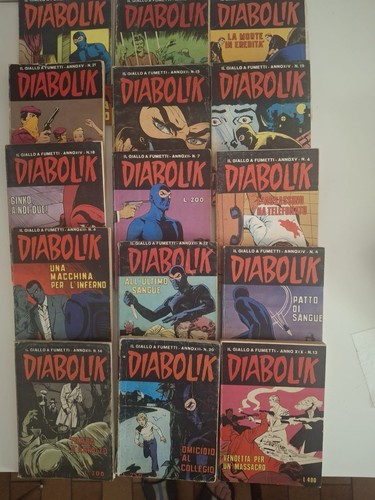 Diabolik varie annate anni - 15,