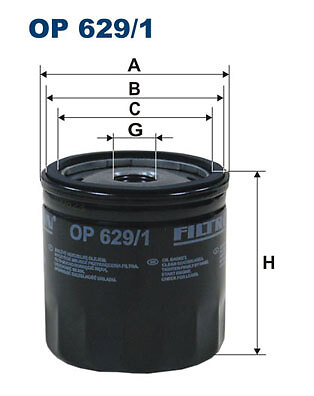 Filtro olio filtron - filtron, 629/1