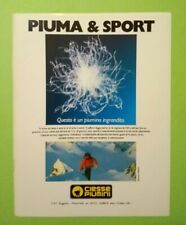 Pubblicita'Advertising Originale Vintage PIUMA & SPORT ciesse piumini 1986 (A25)
