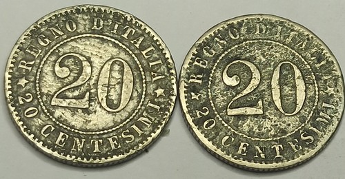 Centesimi 1894 1895 due - centesimi,