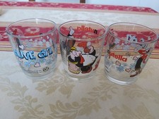 3 bicchieri collezione Nutella