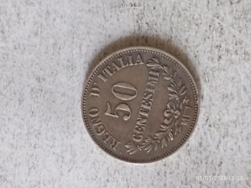 Centesimi valore 1863 - valore,