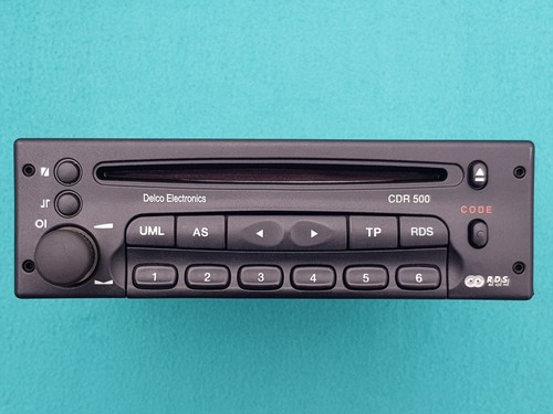 Radio delco cdr 500 - radio, opel
