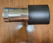 Fiat 500 Exhaust Tip Carbon