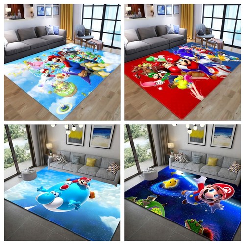Tappeto bambini super mario - 3d,