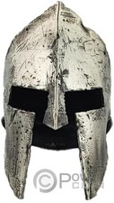 SPARTAN HELMET 3 Oz Statue Argent