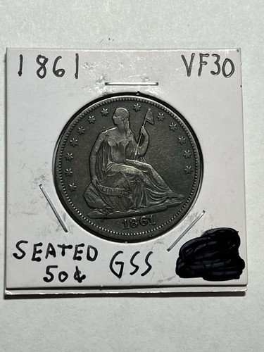 1861 50c seduto - p,