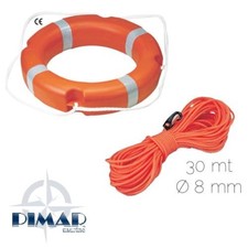 SALVAGENTE ANULARE Ø60  RINA  SOLAS CON CIMA GALLEGGIANTE BARCA GOMMONE NAUTICA