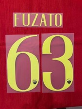 KIT FUZATO 63 X MAGLIA CALCIO ROMA NUOVO