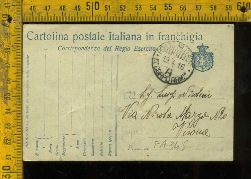 Prima guerra franchigia posta - guerra,