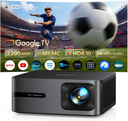 Proiettore google tv - proiettore, 4k【google