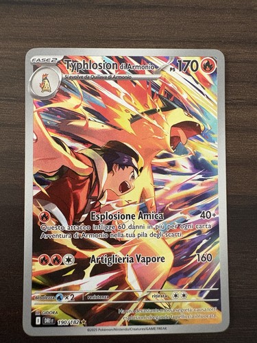 Carta pokemon typhlosion - carta, di