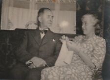 B5 - Foto Photo Fotografia Anni 30 - Coppia si divano