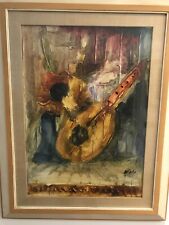 Olio su tela tecnica a spatola