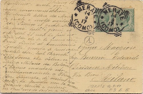 C8369 como merate - merate,, annullo