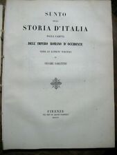 SUNTO DELLA STORIA D'ITALIA