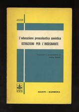 L'EDUCAZIONE PRESCOLASTICA