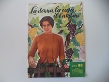 - LA DONNA LA CASA IL BAMBINO (RIVISTA DI MODA RICAMO) - N° 9/1953