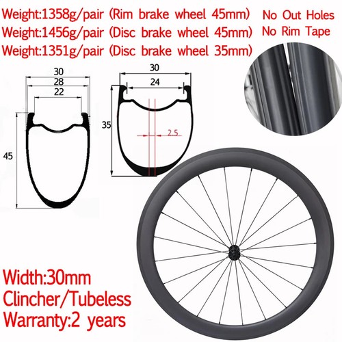 Cerchi carbonio tubeless - cerchi, in