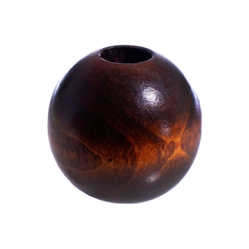 Perline legno scuro naturale - legno,