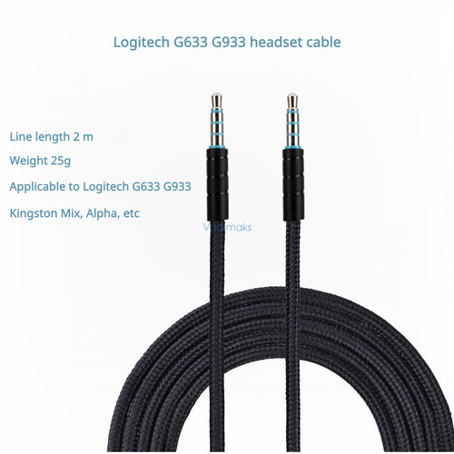 Audio cable for logitech g633 - logitech,