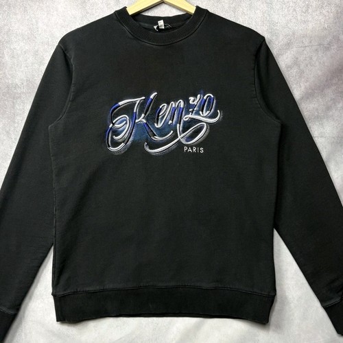 Felpa nera uomo kenzo - nera, paris
