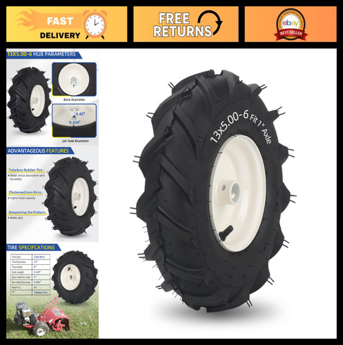 Pneumatico motozappa tubeless - motozappa,