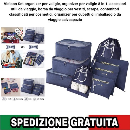 Set organizer valigie - organizer, 8