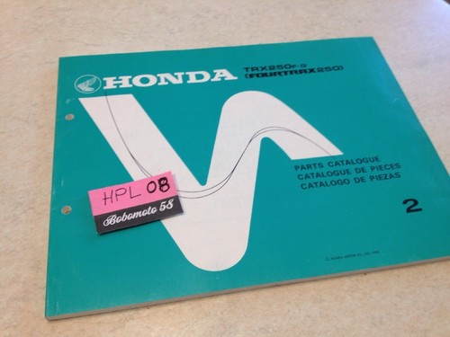 Honda quad trx250 trx 250 - quad, g
