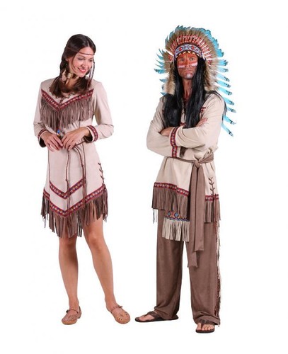 Costume indiano apache siox - costume,